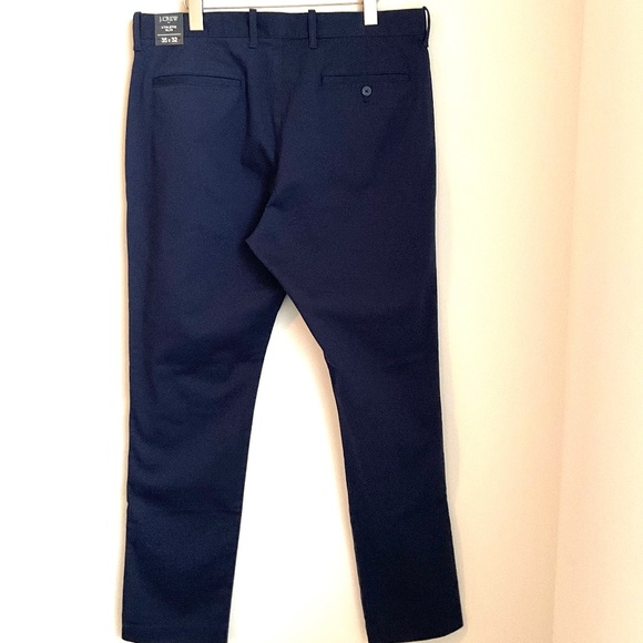 NWT J. Crew Factory Men’s Navy Athletic slim-fit chino pant SZ Various - Picture 5 of 16